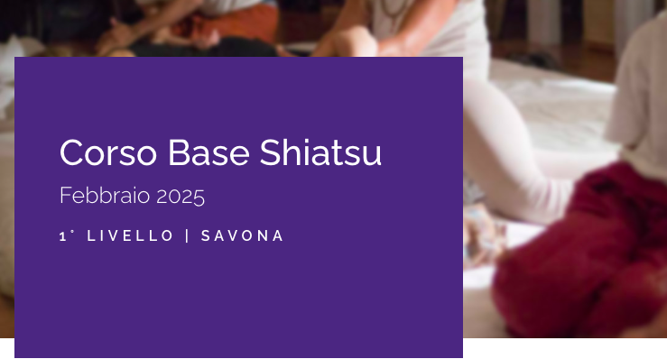 Savona | Corso Base Shiatsu