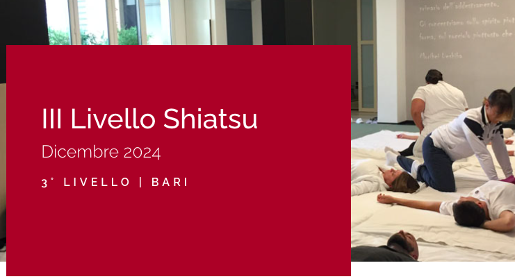 Bari | Corso Shiatsu III Livello